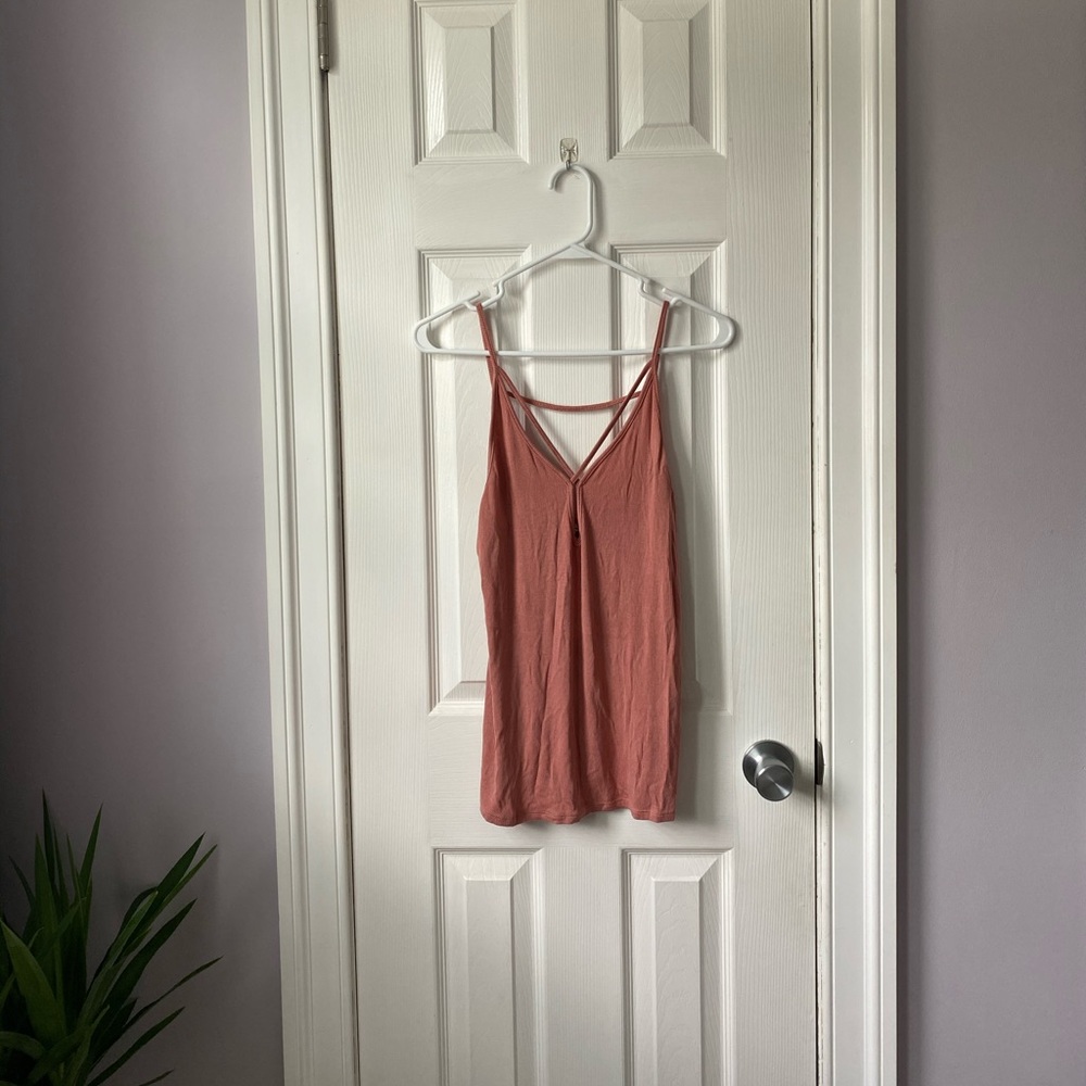 Express Strappy Pink Tank Top Size M